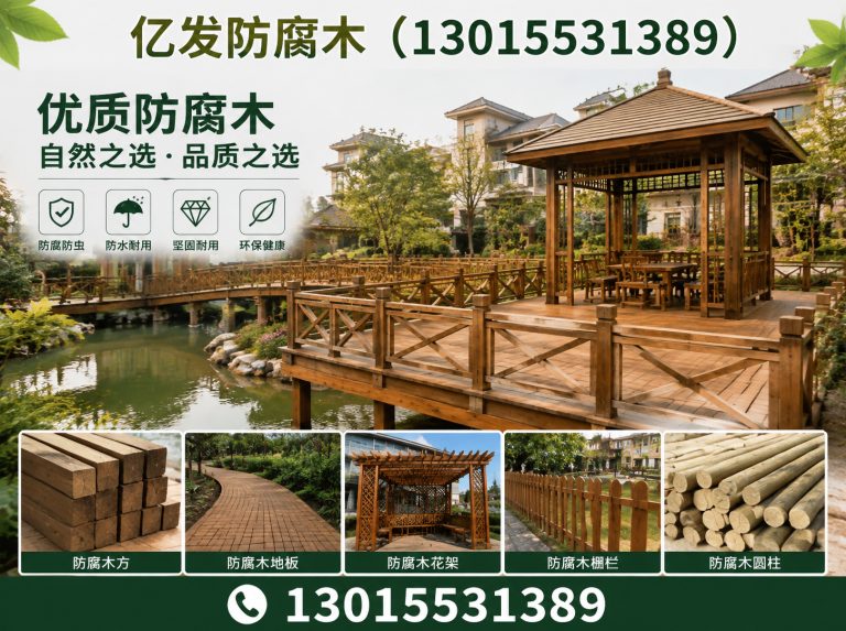中牟县亿发防腐木展示图